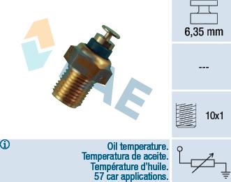 FAE 32200 - Sensore, Temperatura olio autozon.pro