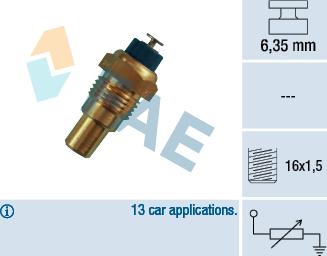 FAE 32210 - Sensore, Temperatura refrigerante autozon.pro