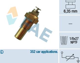 FAE 32230 - Sensore, Temperatura refrigerante autozon.pro