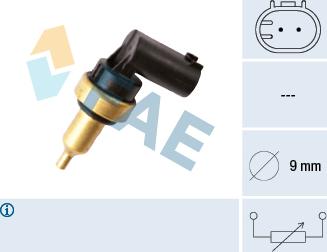 FAE 32706 - Sensore, Temperatura refrigerante autozon.pro