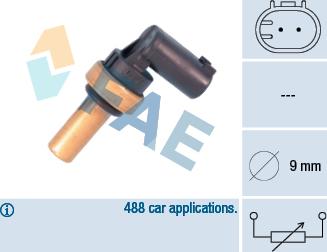 FAE 32710 - Sensore, Temperatura refrigerante autozon.pro