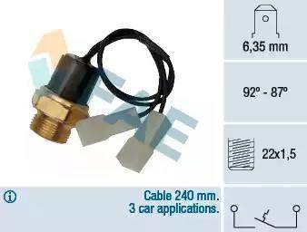 FAE 37430 - Termocontatto, Ventola radiatore autozon.pro