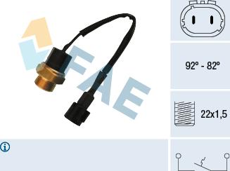 FAE 37670 - Termocontatto, Ventola radiatore autozon.pro