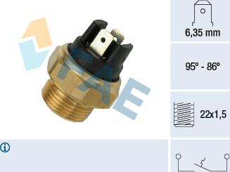 FAE 37330 - Termocontatto, Ventola radiatore autozon.pro