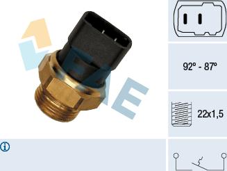 FAE 37260 - Termocontatto, Ventola radiatore autozon.pro