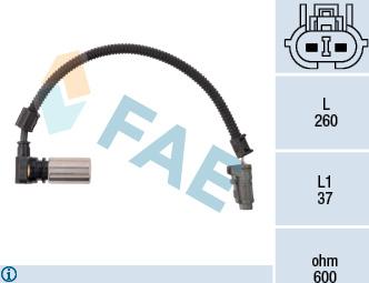 FAE 79086 - Sensore n° giri, Cambio automatico autozon.pro