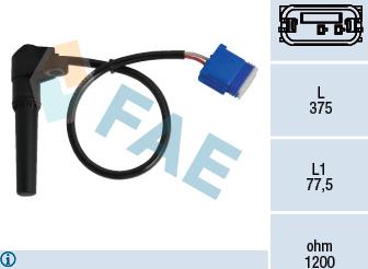 FAE 79282 - Sensore n° giri, Cambio automatico autozon.pro