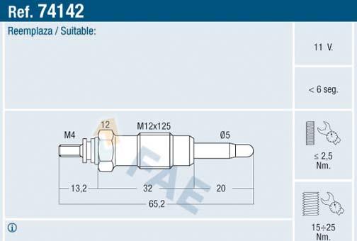 FAE 74142 - Candeletta autozon.pro