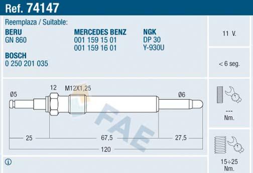 FAE 74147 - Candeletta autozon.pro