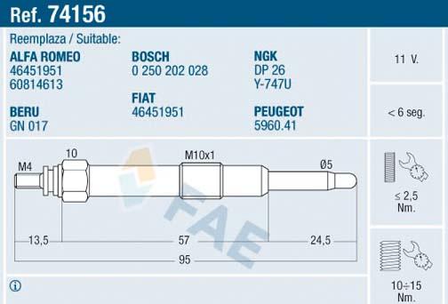 FAE 74156 - Candeletta autozon.pro