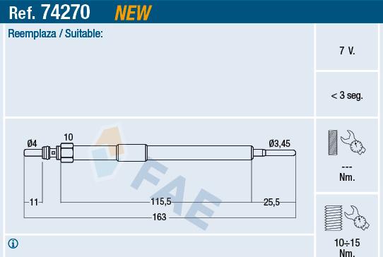 FAE 74270 - Candeletta autozon.pro