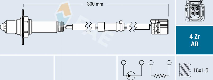 FAE 75678 - Sonda lambda autozon.pro