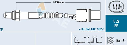 FAE 75054 - Sonda lambda autozon.pro