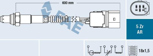 FAE 75118 - Sonda lambda autozon.pro