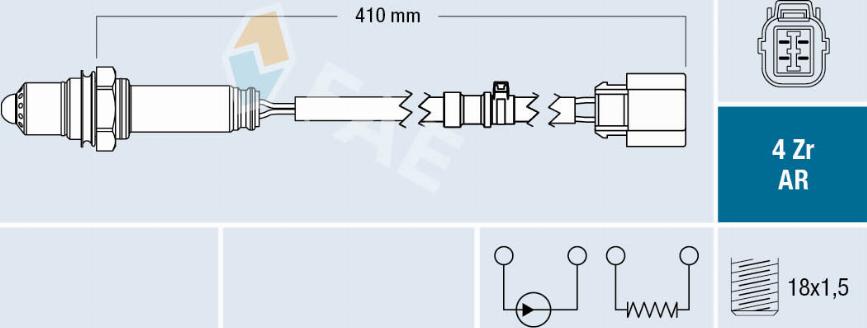 FAE 75711 - Sonda lambda autozon.pro