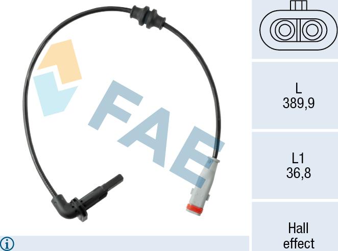 FAE 78675 - Sensore, N° giri ruota autozon.pro