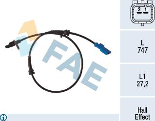 FAE 78333 - Sensore, N° giri ruota autozon.pro