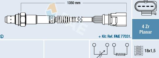 FAE 77904 - Sonda lambda autozon.pro