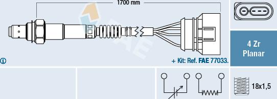 FAE 77903 - Sonda lambda autozon.pro