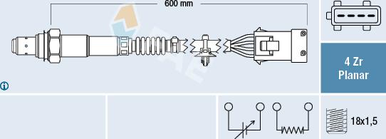 FAE 77494 - Sonda lambda autozon.pro