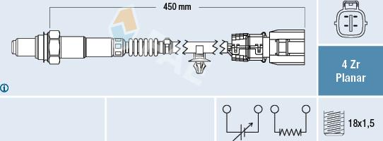 FAE 77490 - Sonda lambda autozon.pro