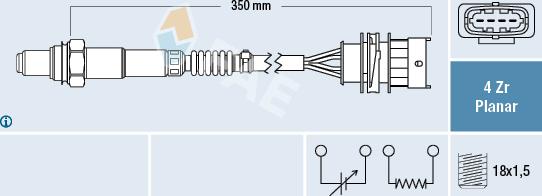 FAE 77498 - Sonda lambda autozon.pro