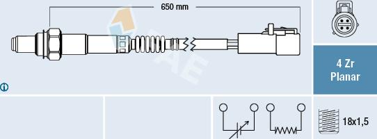 FAE 77446 - Sonda lambda autozon.pro