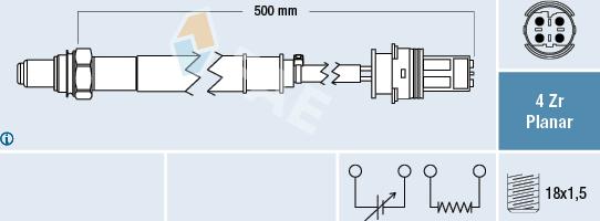 FAE 77443 - Sonda lambda autozon.pro