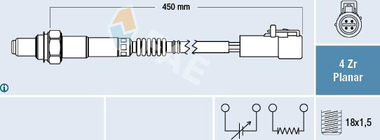 FAE 77447 - Sonda lambda autozon.pro