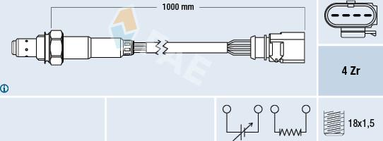 FAE 77459 - Sonda lambda autozon.pro