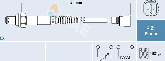 FAE 77455 - Sonda lambda autozon.pro