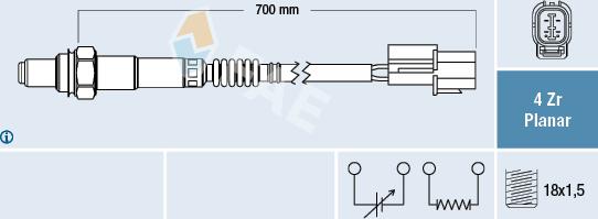 FAE 77450 - Sonda lambda autozon.pro