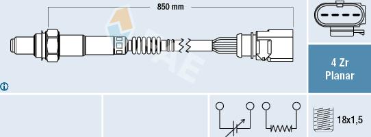 FAE 77464 - Sonda lambda autozon.pro