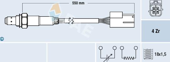 FAE 77468 - Sonda lambda autozon.pro