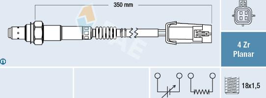 FAE 77462 - Sonda lambda autozon.pro