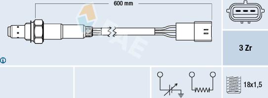 FAE 77467 - Sonda lambda autozon.pro