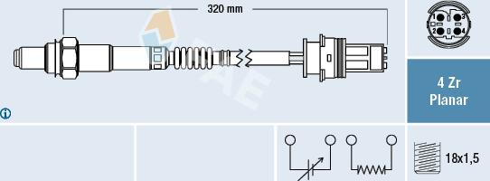 FAE 77409 - Sonda lambda autozon.pro