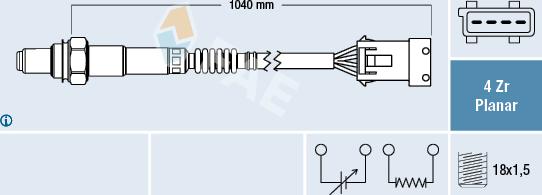 FAE 77414 - Sonda lambda autozon.pro