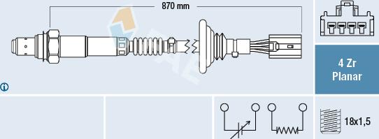 FAE 77416 - Sonda lambda autozon.pro