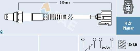 FAE 77427 - Sonda lambda autozon.pro