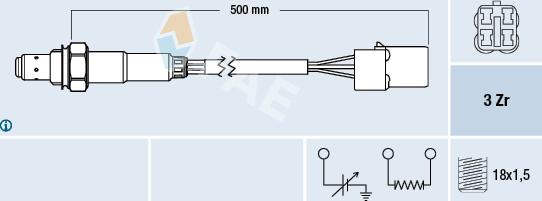 FAE 77479 - Sonda lambda autozon.pro