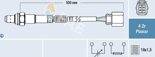 FAE 77474 - Sonda lambda autozon.pro