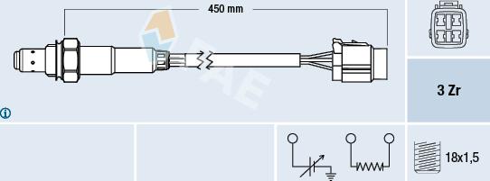 FAE 77478 - Sonda lambda autozon.pro