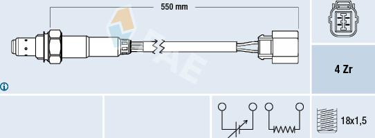 FAE 77473 - Sonda lambda autozon.pro