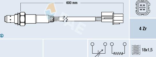 FAE 77477 - Sonda lambda autozon.pro