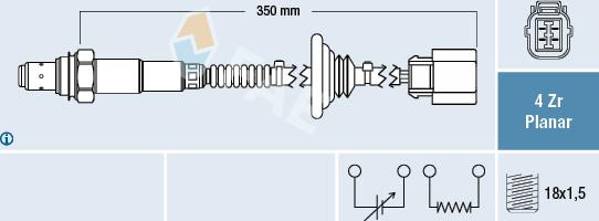 FAE 77596 - Sonda lambda autozon.pro