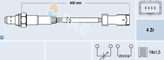 FAE 77590 - Sonda lambda autozon.pro