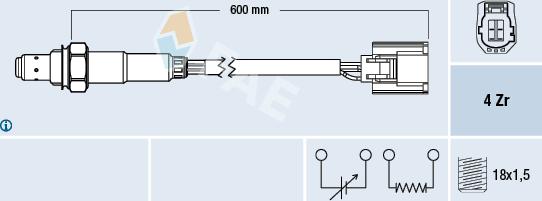 FAE 77593 - Sonda lambda autozon.pro