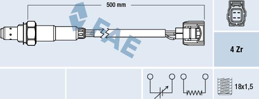 FAE 77501 - Sonda lambda autozon.pro