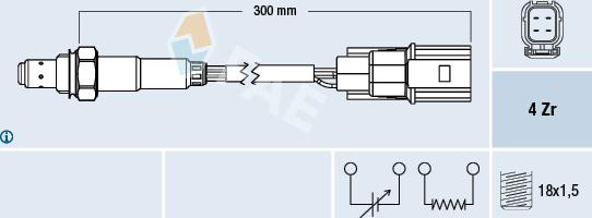 FAE 77502 - Sonda lambda autozon.pro